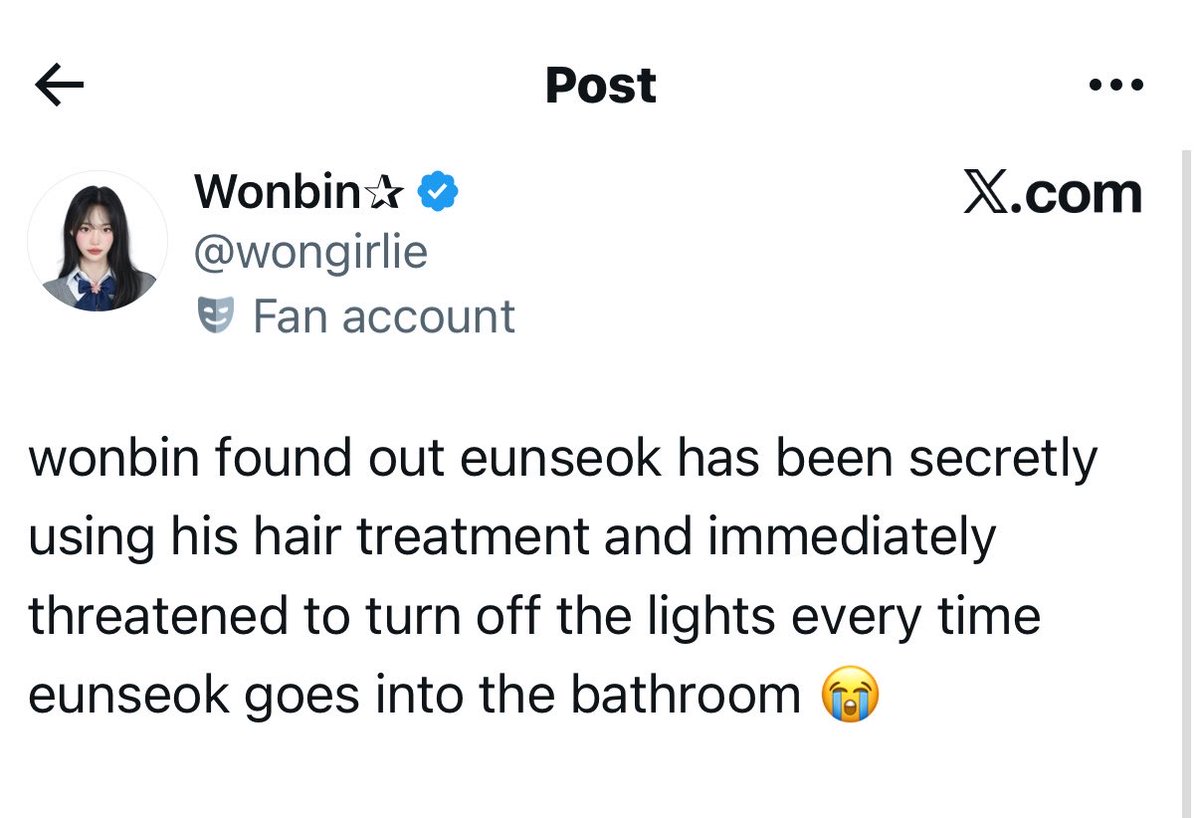 wonbineat's tweet photo. jadi ini hair treatment wonbin yg diem diem dipake eunseok sama sungchan 😂 https://t.co/WODxIgmUwv