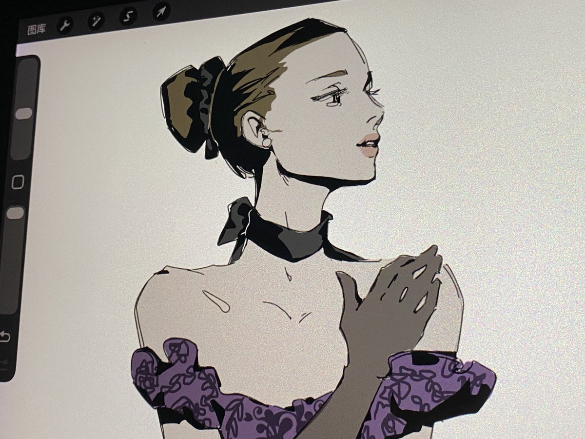 chenyao68's tweet photo. 没画完但是忍不住发😭边画边听pastlife简直享受…
#procreate #ArianaGrande #pastlife https://t.co/BsNpPbjXsU