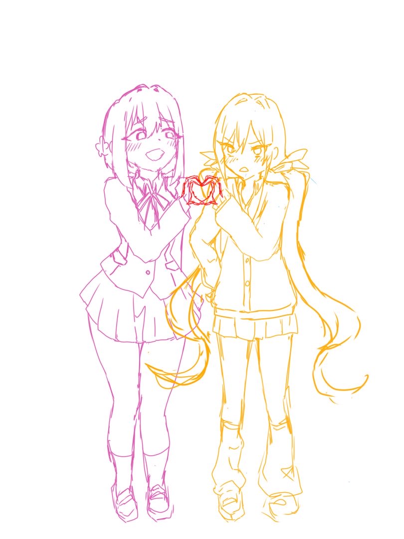 kaimono_list's tweet photo. #100カノファンアート https://t.co/6x7KQZtcWU