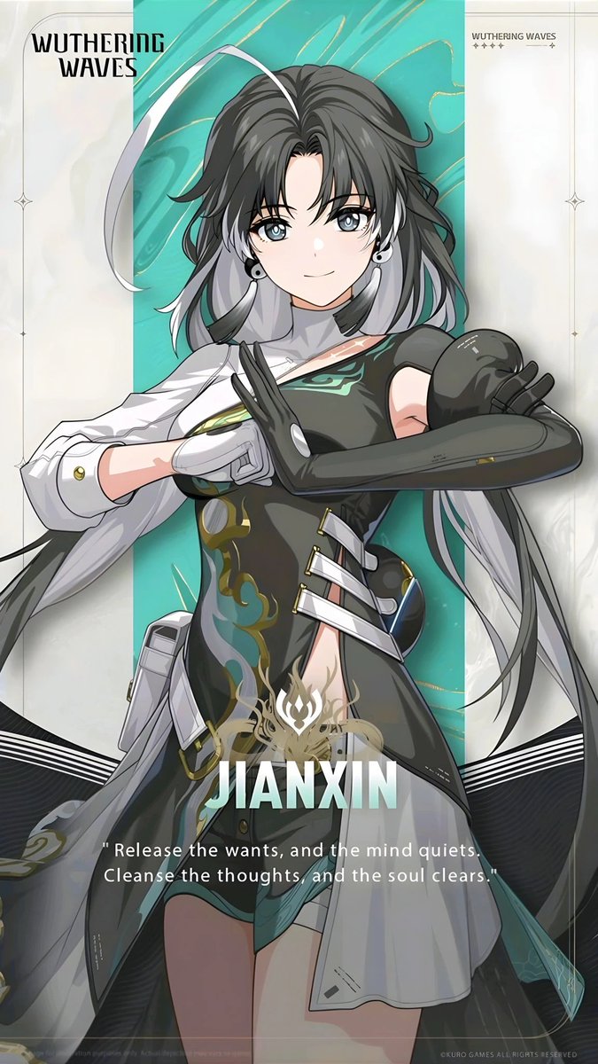 Synthwatcher's tweet photo. @Alex49606347 @ZeroZzz_pk @Wuthering_Waves Wtf was the point in mentioning yangyang and Jixian when there wearing blue and green? The colors I just said..

"Conveniently leaving out these characters when 1 represent a tribe thats specific color is purple, and the other is wearing white &amp; black something all A units wear." https://t.co/ClBBpheqd5