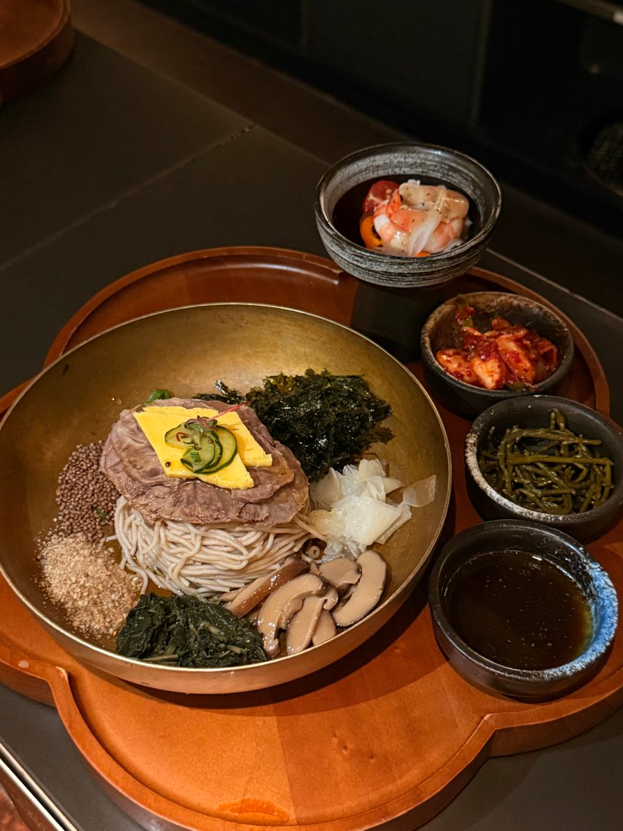 wonso_BS's tweet photo. I think the food at DRIM Korean Steak House tastes just like what you'd find in Korea. I definitely want to go to Korea and try it. https://t.co/ex6LIQECIe