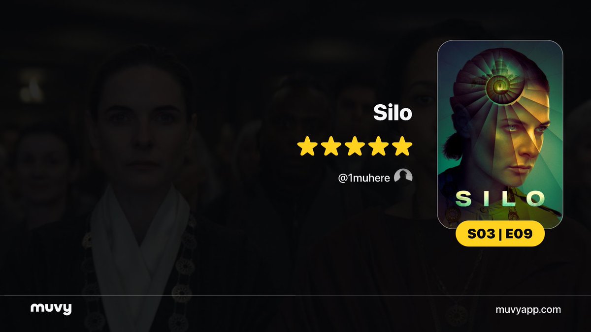 1Muhere's tweet photo. #Silo | حلقة عظيمة عظيمة عظيمة !

المسلسل الأفضل حاليًا و موسم ثاني فاق التوقعات ، اتقان مرعب في كتابة هالموسم من مسلسل سايلو ، اهتمام بكافة الجوانب و التفاصيل بشكل مبهر https://t.co/tluWpHJ667