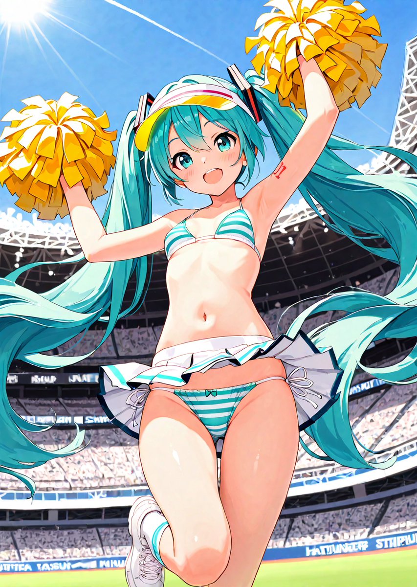 Last_ai1's tweet photo. 金曜日のビキニ・チア

#初音ミク https://t.co/X7uEuLzH5x