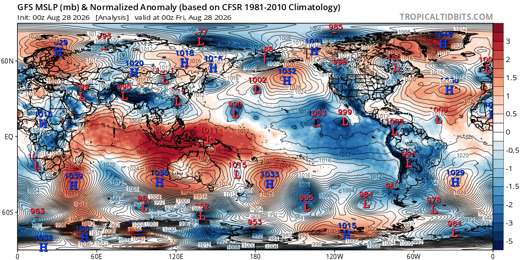 hombredeltiempo's tweet photo. No hay #Anticiclón frente a las costas de #Chile. El mar se está calentando de modo importante, nuevamente, en la Región Niño 1+2.
El Índice de Oscilación del Sur está retrocediendo de los valores extremos de julio. Retrocede no porque baje la presión en Darwin-Australia (sigue muy alta); si no porque sube (temporalmente) en Tahiti - Polinesia. ¿Y, porqué sube? porque allí se ha ubicado transitoriamente el #Anticiclón. OJO 👀.
Por otro lado la anomalía más reciente de Niño 1+2 según el Buró de Meteorología de Australia es +4.53°C. 
Que a nadie le extrañe que @enfenperu eleve aún más las probabilidades de un #ElNiñoCostero extraordinario para el verano del hemisferio sur. 
¿Ha disminuido el acoplamiento en el Pacífico? ver siguiente post en hilo.