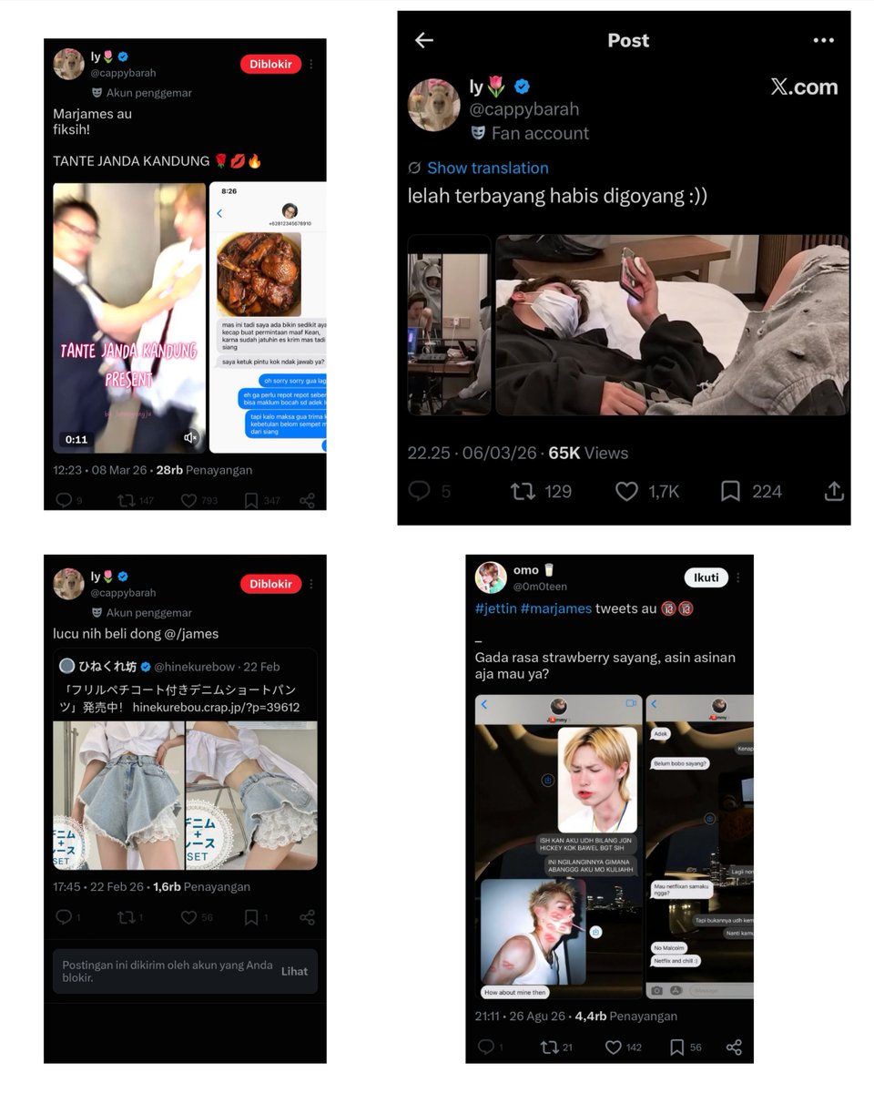 pengaduanmjfess's tweet photo. 🚨 REPORT AND BLOCK ALERT 🚨

🖇️ : https://t.co/QHUcM9VIoQ
🖇️ : https://t.co/fNTUDOx6Xc

We have received reports regarding accounts creating tweets/AU that excessively sexualize jms and mrtin.

Kami tidak mendukung dan menolak keras untuk hal semacam ini. https://t.co/eQuI9WWxEt