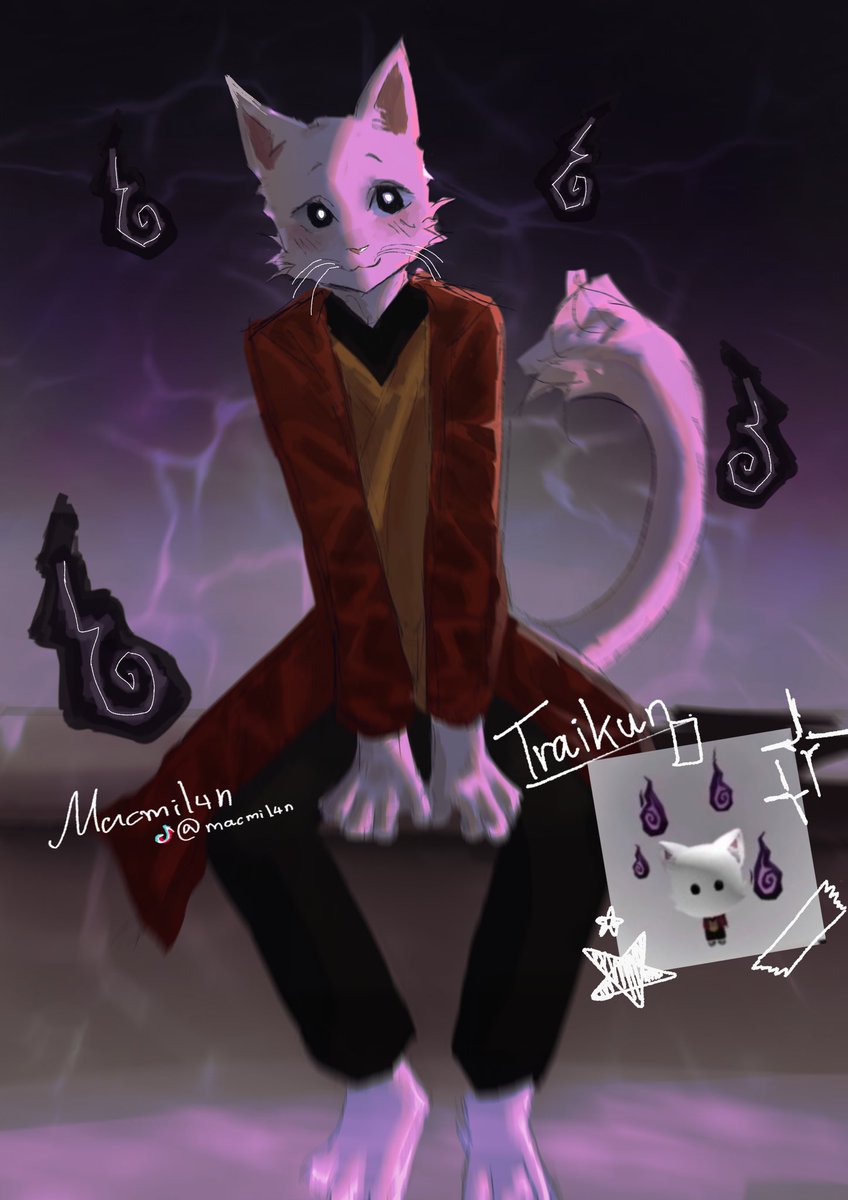 Uyuk4_11's tweet photo. Commission🐱🐱🐱
#art #furry #furryart https://t.co/RLzBs28PaB