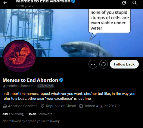 Iloveminorites's tweet photo. unfollow me NOW i fucking hate you #iloveabortion https://t.co/LLJI9Zd4YM