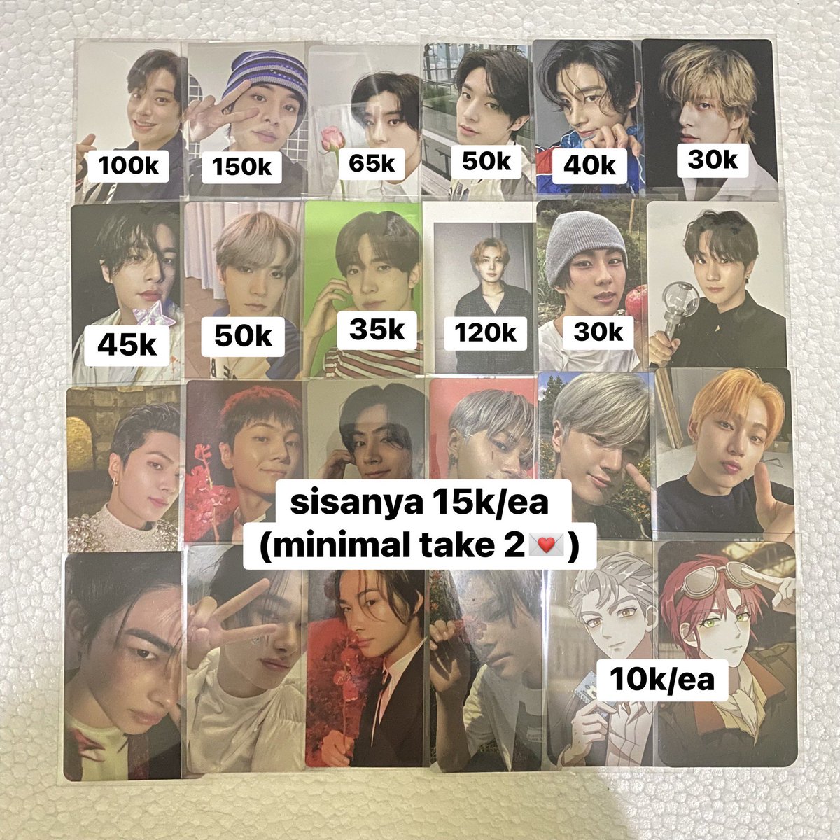 jaeashhs's tweet photo. want to sell photocard album doll enhypen

incl pack ex admin🍊🛒
dom banjarbaru - kalsel
❗️negotiable, not for sensitive buyer

t. wts enhypen photocard album doll romance untold orange blood dark blood engene vers https://t.co/Kpch4gBlVm