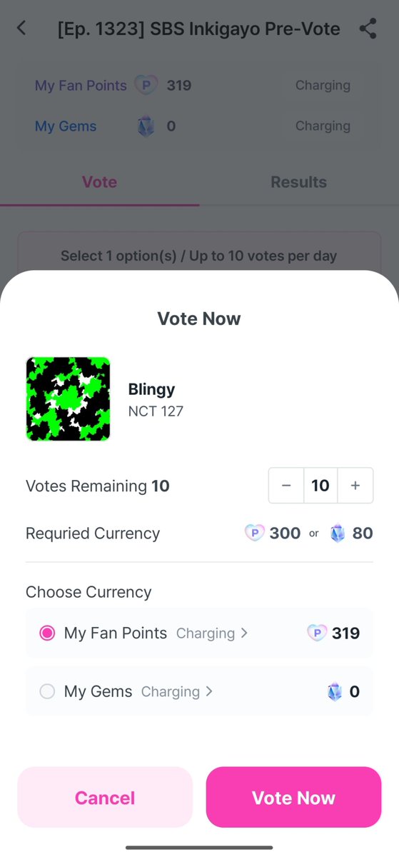 127voting's tweet photo. 📢 LAST DAY OF VOTING

Don't forget to vote for SBS Inkigayo prevoting via the LiNC app.🙇‍♀️

We're not yet part of the top 3 in the prevoting, Czennie 🥹

⌛Until 23:59 only ⚠️

#BLINGY�  #NCT127�
@NCTsmtown_127 https://t.co/XNgZ6b87tZ