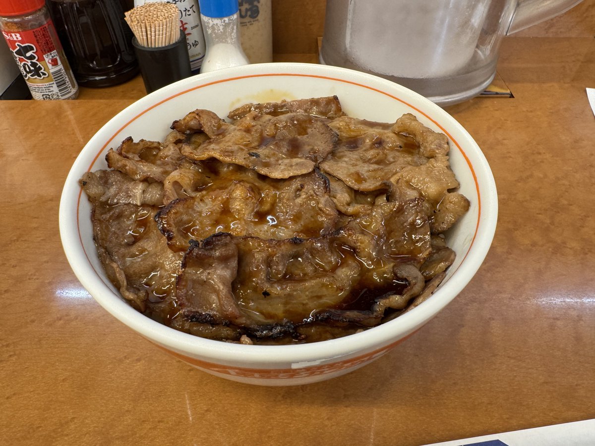 reel433's tweet photo. 現存大阪だけのはず
東京チカラめしうまいけど、頻繁に食べられる系の牛丼じゃない https://t.co/4n2B0gTWXE
