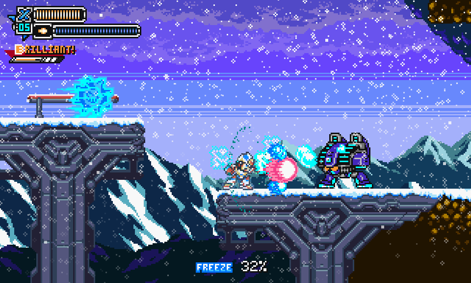MegaManXII_CX2's tweet photo. v0.3 is huge in comparison with the previous ones, especially for a demo. It's now a much closer preview to what the final game will be like. From now on, we will focus on nothing but adding more game content, so future updates should hopefully take less time to complete. https://t.co/DCfztu3pl0