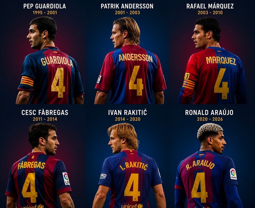 oluwabaronn's tweet photo. Who is Barcelona’s best number 4 of all time? 🔵🔴 https://t.co/KnhAtZvxfi