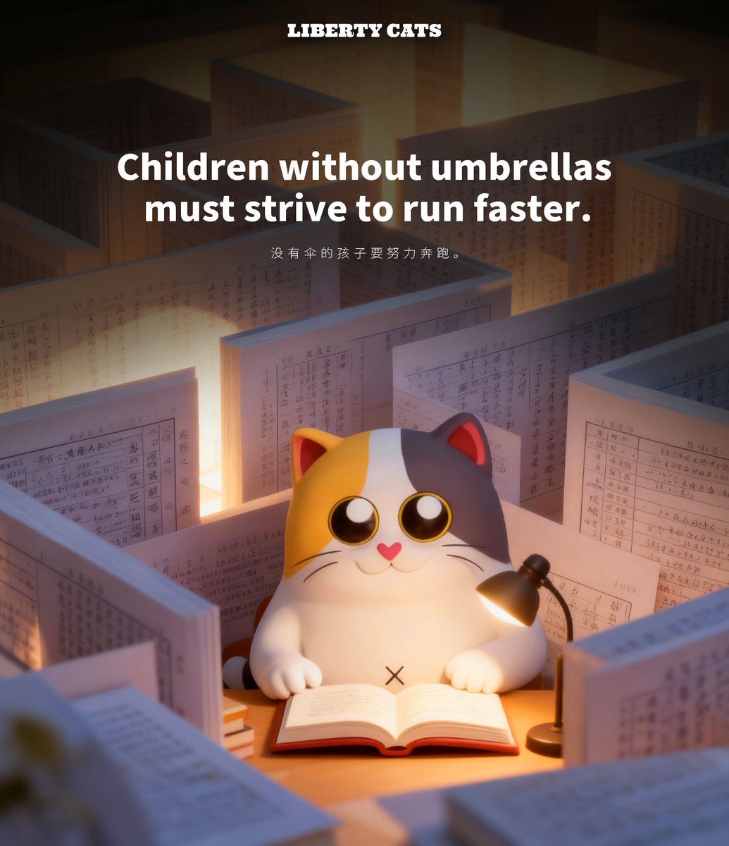 for11812's tweet photo. 学在苦中求,艺在勤中练。#LibertyCatNFT #LibertyCats #NFT #Web3 #Crypto https://t.co/xIwZg8Fb7g