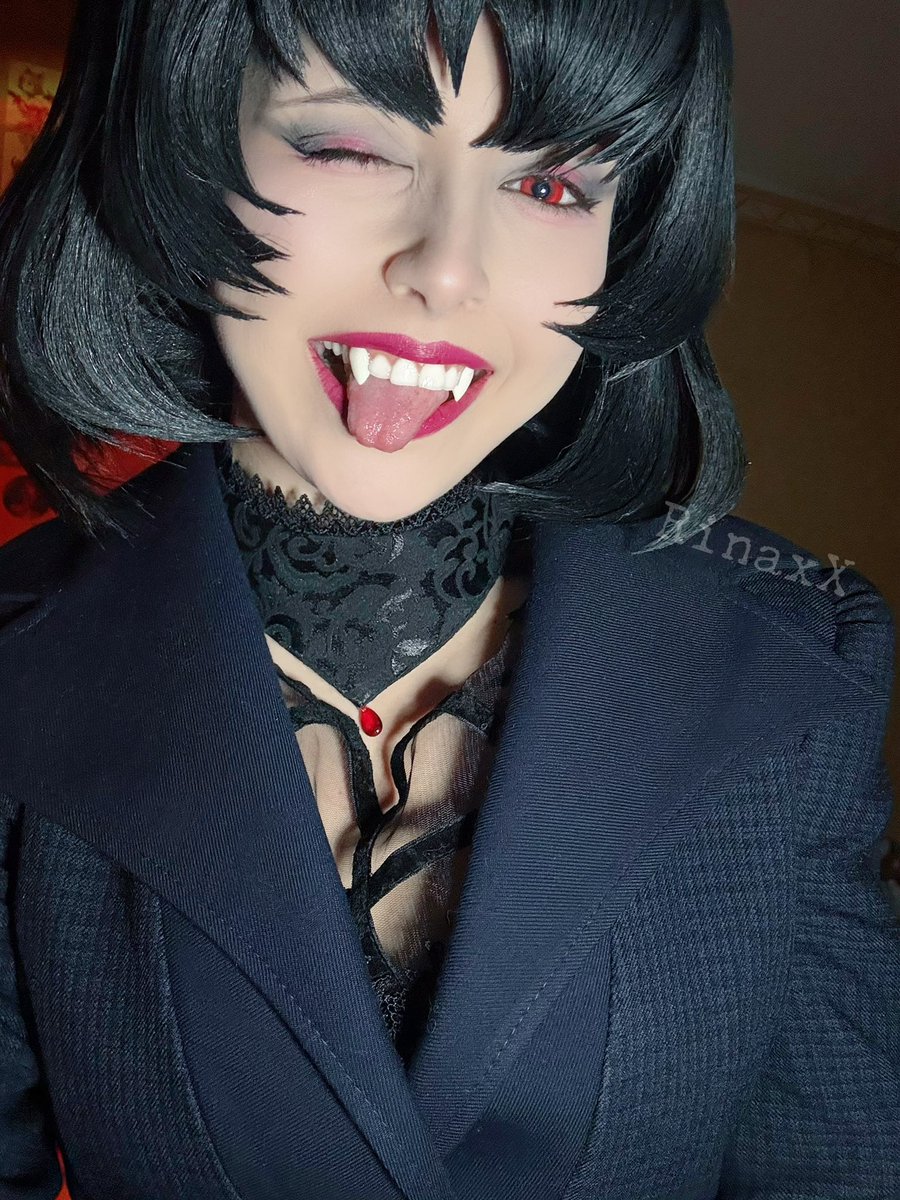 RinaxX_cos's tweet photo. Vampire kiss for u💋
#Deadlock #MinaHa #DeadlockCosplay #Cosplay #GameCosplay #Valve https://t.co/mvPDbCwACk