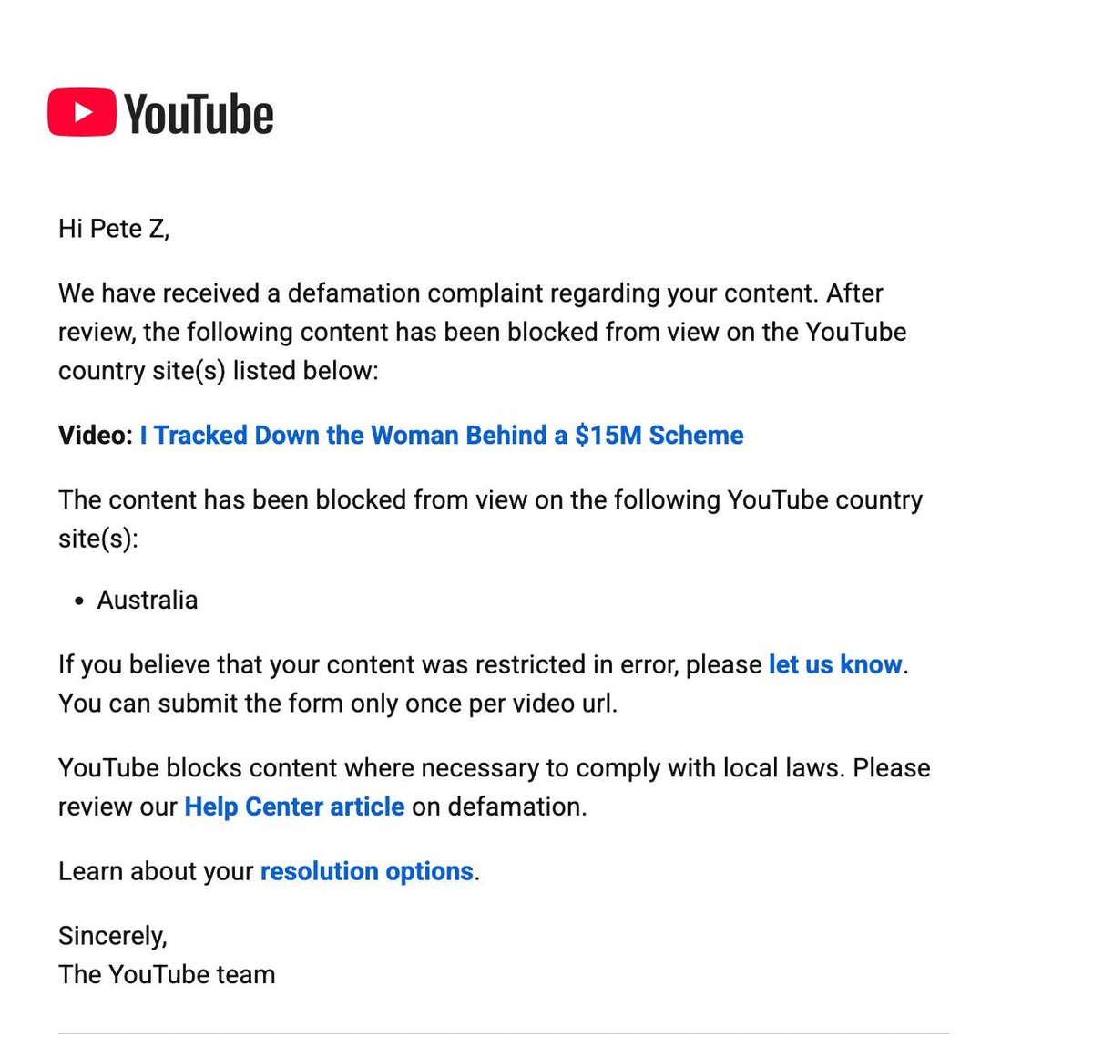 DrewPavlou's tweet photo. URGENT UPDATE: YouTube just took down our latest NDIS fraud investigation at the request of the business we investigated @PeteZogoulas 

This is a massive attack on free speech in Australia  

Our video is still up on X, we want to thank @elonmusk for defending free speech  

We will fight this