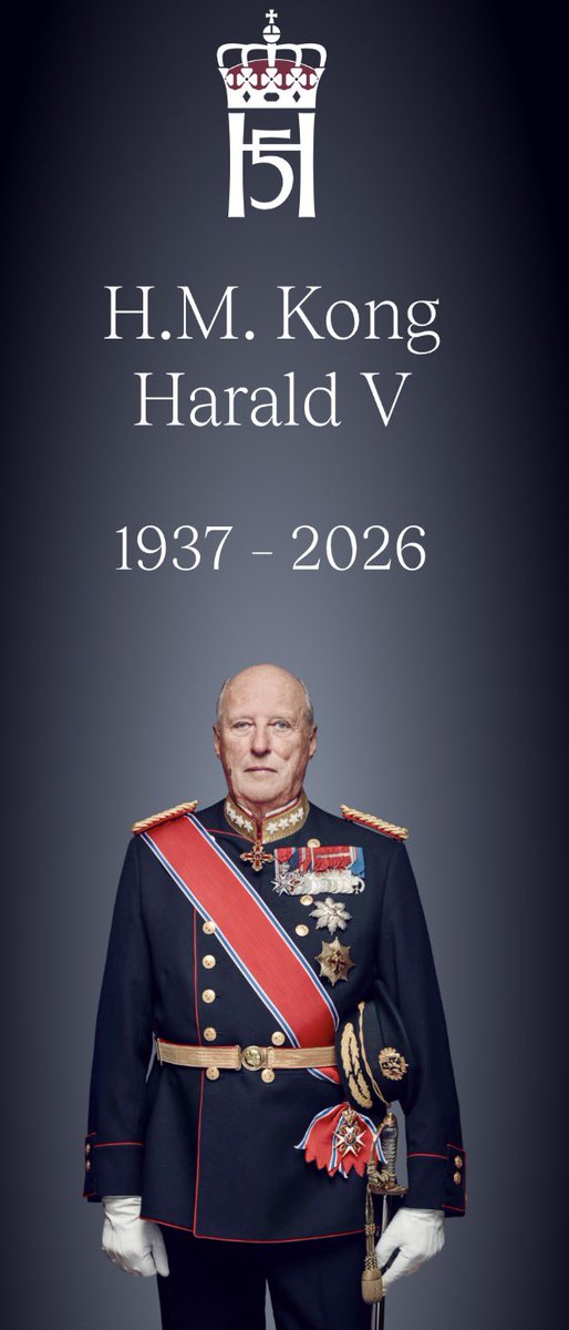GlenMollen's tweet photo. Du var en bra konge. Hvil i fred💙 https://t.co/PViFbVayUA