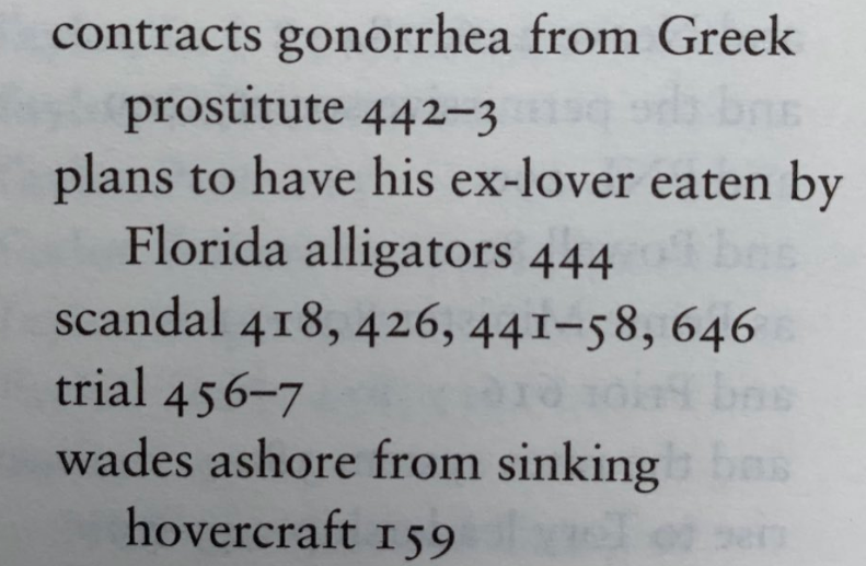 JulianDutton1's tweet photo. Attempting to deduce subject of biography from this index. Faint hunch it isn't Philip Larkin. https://t.co/tSsD0IvseA
