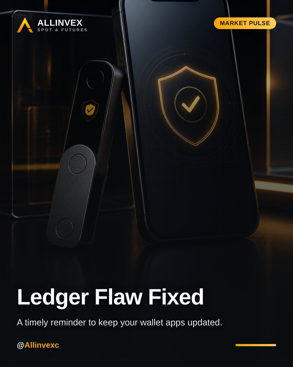 Allinvexc's tweet photo. Ledger Flaw Fixed

A timely reminder to keep your wallet apps updated.

https://t.co/gBhKvubS7l
#CryptoSecurity #Ledger https://t.co/77Q5N7FhQj
