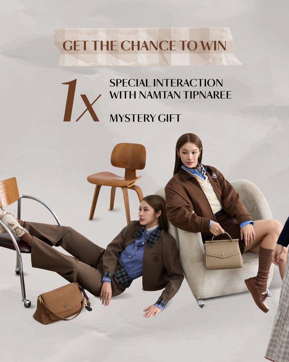 TAmore_SWNamtan's tweet photo. ✨ NAMTAN x BONIA Fashion Casting Call ✨

From 28 Aug – 7 Sep 2026, visit selected BONIA stores, create your own Fall/Winter styling look and join the casting call for a chance to attend an exclusive event with NAMTAN TIPNAREE! 🥹✨

📍 Winners: 
Instagram — 20
TikTok — 5
RedNote — 5

🎁 1× Special Interaction Opportunity with Namtan

🎁 1× Mystery Gift Package

📌 Don’t forget to: • Follow & tag @BONIA

• Use #BONIAwithNamtan #LiveToMyRhythm

• Tag 2 friends

• Complete the official Typeform

📅 Casting Call: 16 September 2026

📍 BONIA Pavilion KL

Good luck to everyone joining! 🤎✨

🔗 https://t.co/J28bMew7XJ

#NamtanTipnaree #BONIAwithNamtan #BONIA