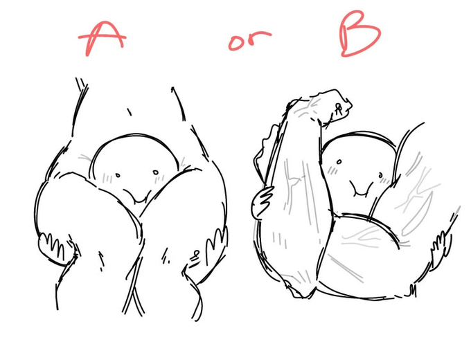tryanglefor's tweet photo. A or B? https://t.co/VvsUmqvLag
