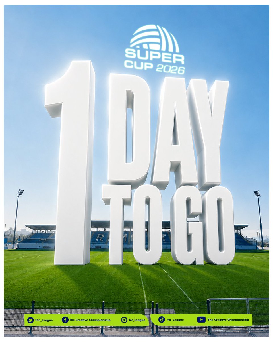 TCC_League's tweet photo. Just a day to the TCC Super Cup!
Only one team (@BeyondlimitsFa ) have lifted the trophy π.
#TCCSuperCup26 #TCC #BYLATL https://t.co/9MZW62JU3L