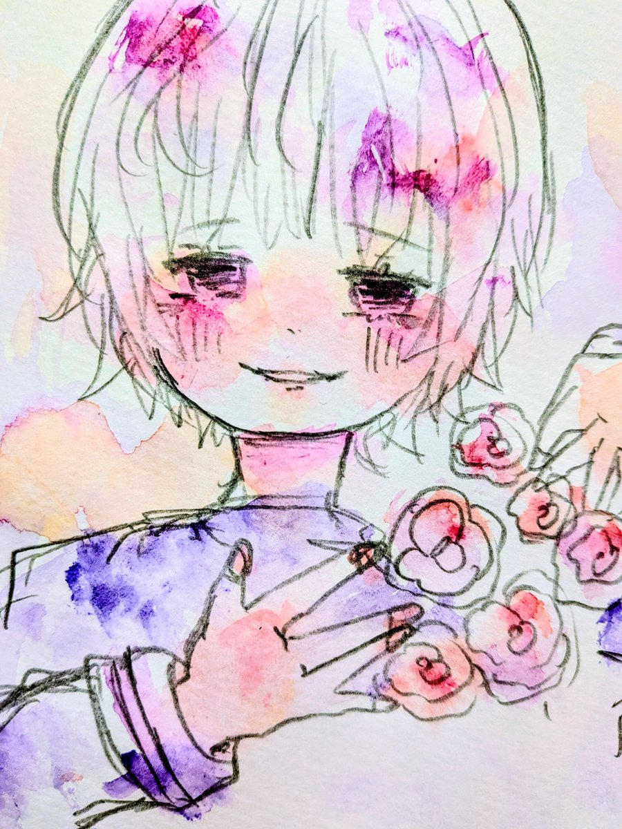2a_7umi's tweet photo. ふわふわを描きたくて🎨

#透明水彩 
#イラスト https://t.co/kt2pmaR6eM