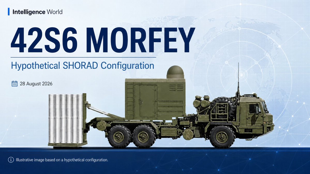 intelligencewor's tweet photo. 42S6 Morfey: Russia’s Elusive Short-Range Air Defence Programme
https://t.co/gquGRhX3qQ
#AirDefence #Russia #SHORAD #MissileDefence #MilitaryAnalysis #OSINT #DefenceIntelligence #IntegratedAirDefence #IADS https://t.co/8uMMu5Ha4T