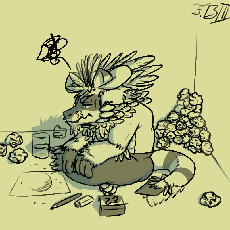 ADrakoon's tweet photo. Jeez, I get one of those days i just cant draw anyideas.
That and traditional art is hard to get too after being a digital artist for so long. lol https://t.co/BBqDcGcfg1
