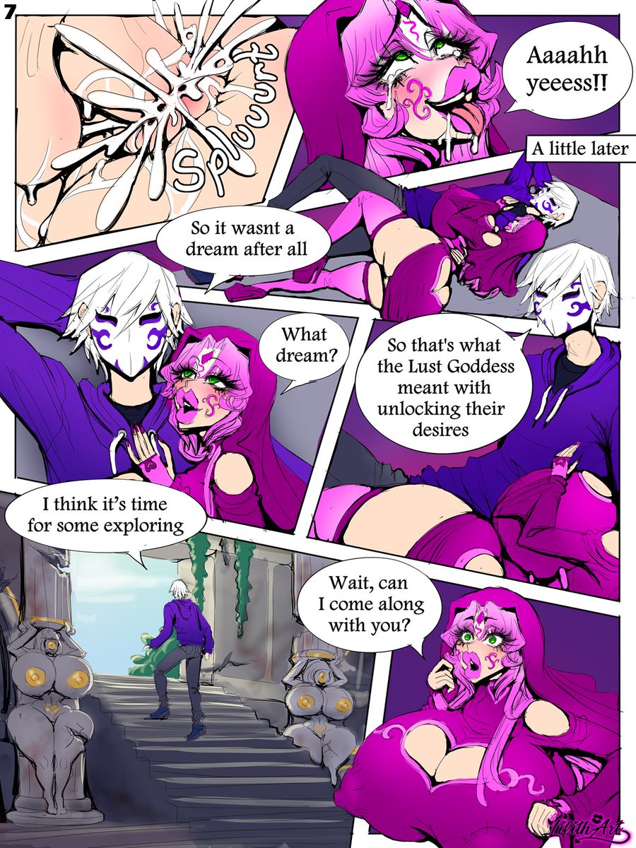Lilith__Art_'s tweet photo. Mask Comic Ch. 1 p. 7 (END) 💗
Art for Lucius
#comic #hentai #bimbofication #transformation #isekai https://t.co/7EjOmx2JvG