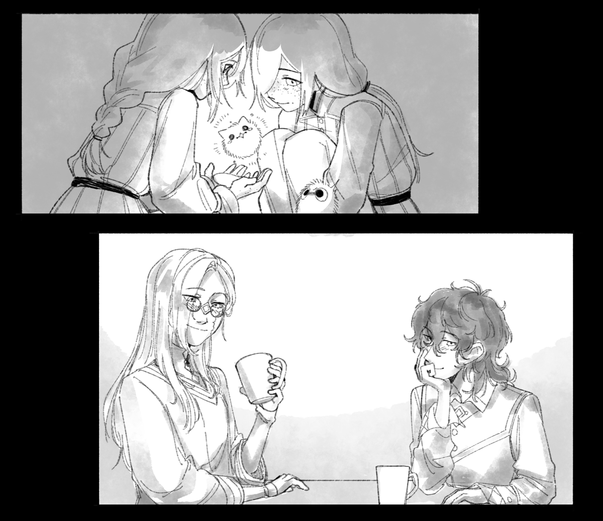 Kresa412191's tweet photo. #ArkcoWeek2026
day 4: post-canon\domesticity

twiiiiins https://t.co/y3oiXF6GoP