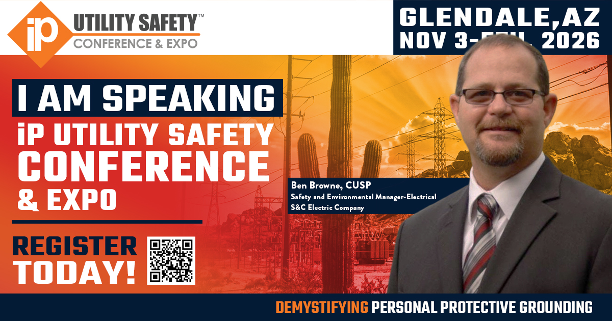 IncidentPrevent's tweet photo. 🚨 Speaker Highlight: Ben Browne CUSP will be at the iP Utility Safety Conference & Expo!
📅 Register today! → https://t.co/ihqvlgFrIR
#UtilitySafetyConference #UtilitySafety #Lineworker #Linemen #Safety #SafetyDirector #SafetySupervisor #CrewLeader #SafetyManager #iPi https://t.co/vrcbBlZUWk