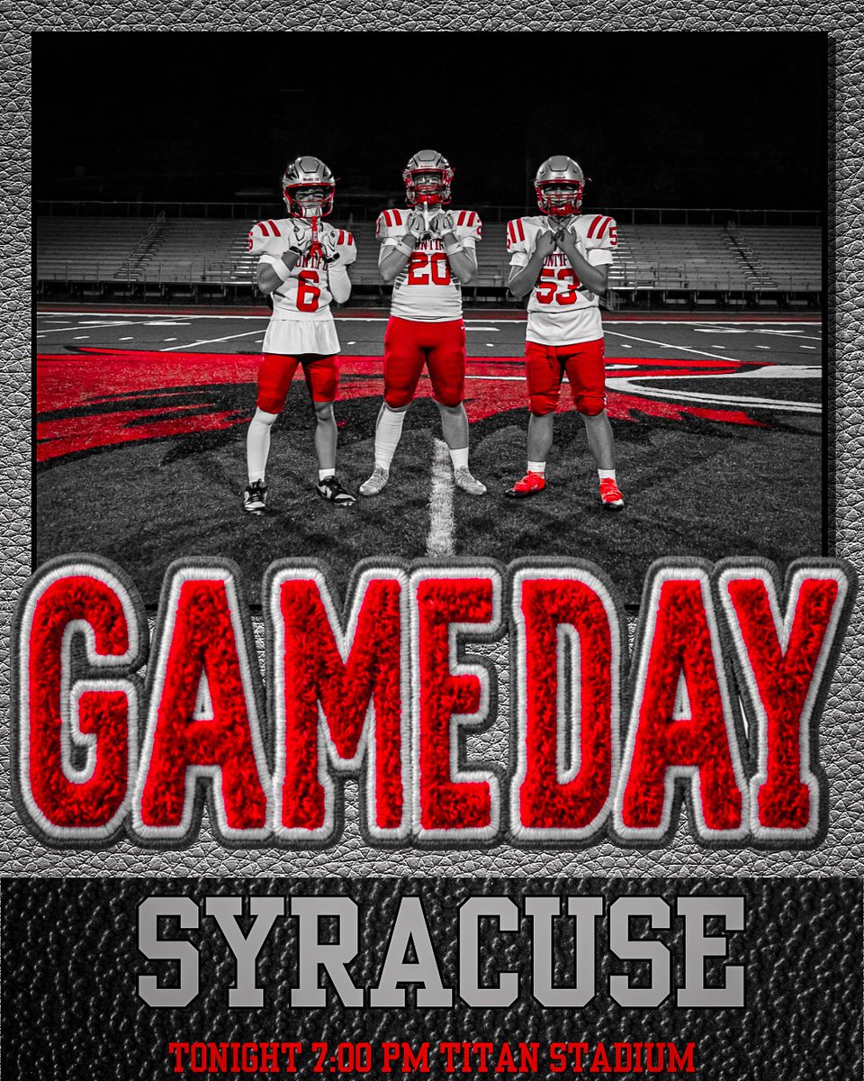RedhawksBhs's tweet photo. GAME DAY 
BEAT THE TITANS https://t.co/Gtmo0dMKir