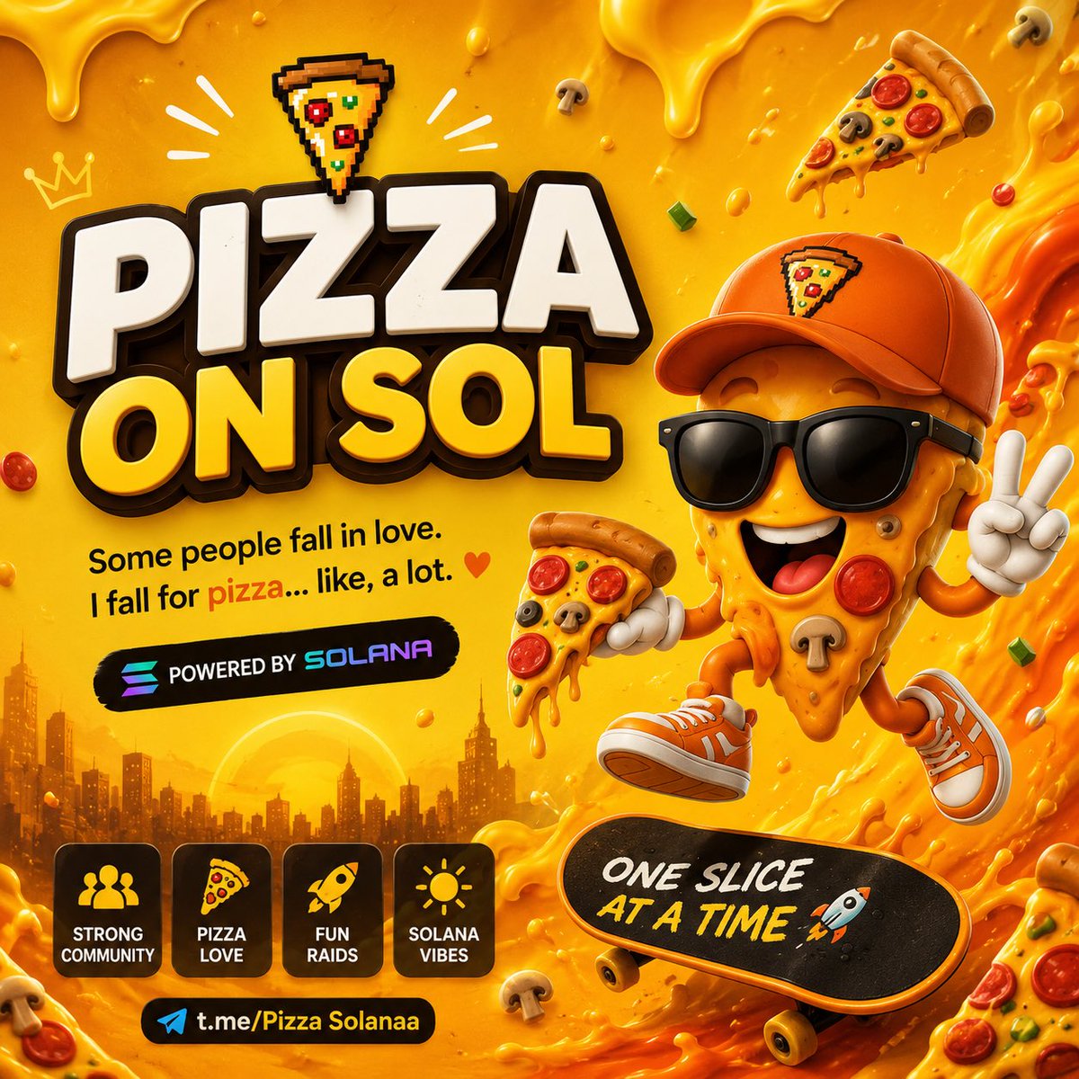 FarhuFarhur00's tweet photo. Pizza on Sol πβ‘
Some people fall in love.
I fell for pizzaβ¦ on Solana. π
A fun community, a spicy vibe, and one slice at a time. πβοΈ
Whoβs grabbing a slice with us?
#PizzaOnSol #Solana https://t.co/jalIPyFIt8