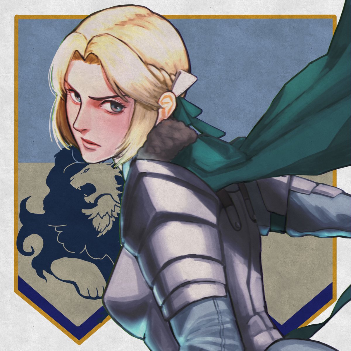 nanbrest's tweet photo. a weird chest armor girl https://t.co/Tv7Phhq1Vr