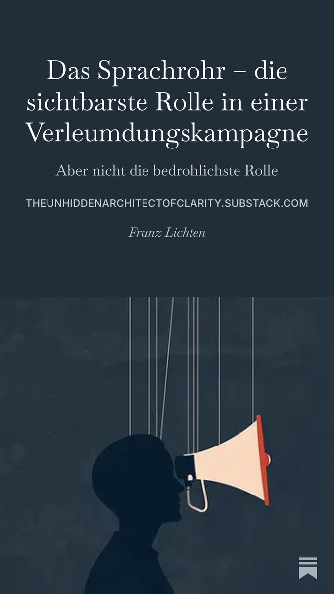 unhiddenarch's tweet photo. Das Sprachrohr – die sichtbarste Rolle in einer Verleumdungskampagne

https://t.co/rXgMrzmEZE

#Propaganda #PR #PublicRelations #Sprachrohr #Verleumdung #Kampagne #Medien https://t.co/sN6t7wahnO