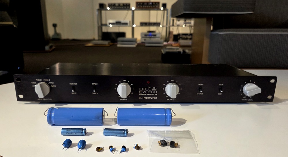 InfoDripper's tweet photo. お客様のML1 1973年ごろの製造ですが......
とても美しい状態になりました！

モジュール修理やボリューム分解整備など
タンタルCは焼けてました https://t.co/n9KvTecSBx