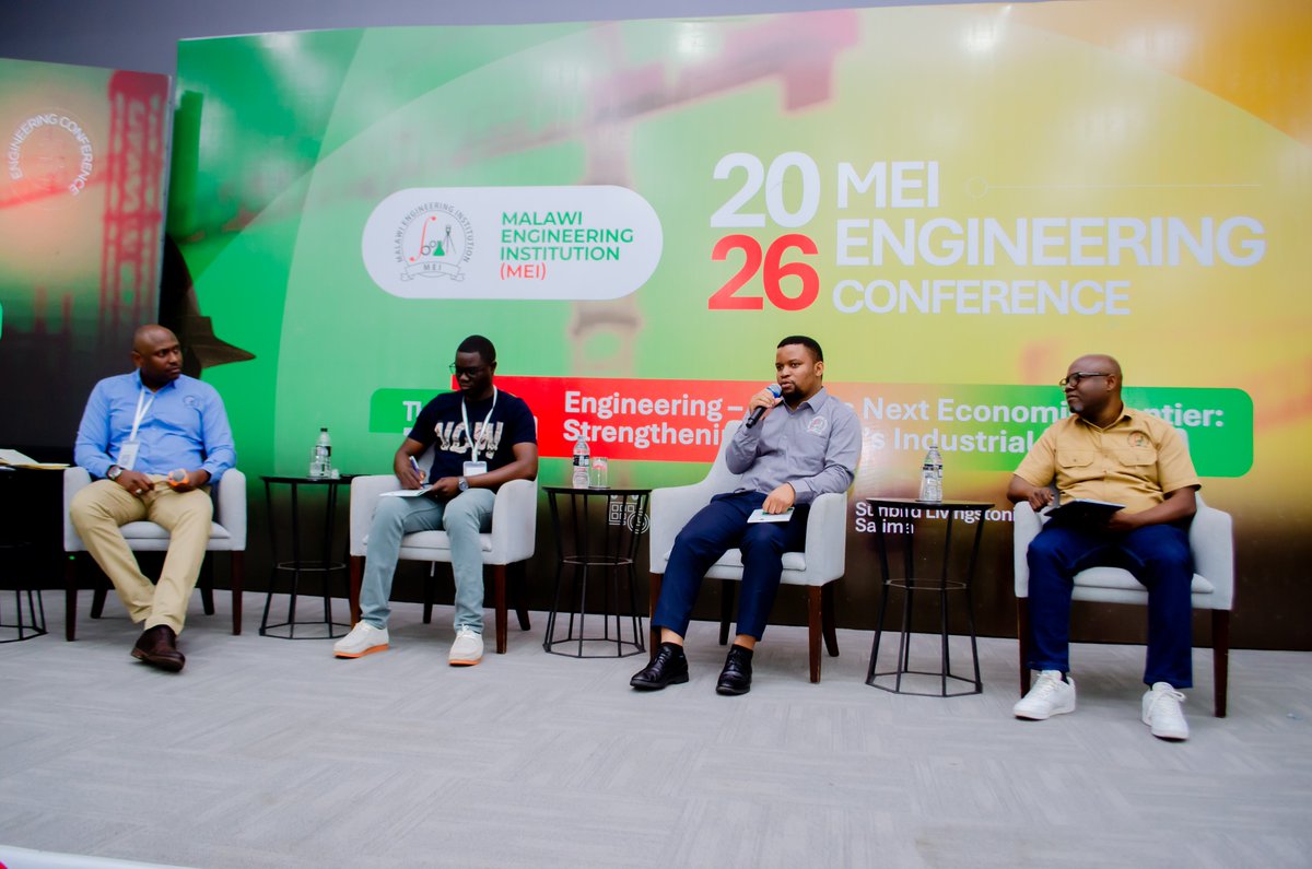 MACRAMALAWI's tweet photo. MACRA DG Champions Digital Transformation as a Catalyst for Malawi’s Industrial Growth

#MIE2026 #EngineeringAfricasNextEconomicFrontier #IndustrialCapacity #DigitalTransformation #Innovation #MACRA #MayamikoMkoloma #EngineeringMalawi #IndustrialDevelopment #SmartRegulation https://t.co/AqhXncIo22
