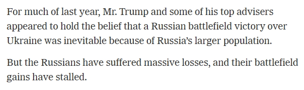 RALee85's tweet photo. I don't know what Ratcliffe told Russian officials, but I think the framing in both articles about the battlefield situation probably does not convey the Kremlin's perspective. Russian advances have slowed in 2026 compared to 2025 and a breakthrough in the near future is unlikely, but Russia's battlefield priority is to seize the rest of the Donetsk region, and its forces have increased their advances in that direction over the past ~6 weeks, threatening the remaining Ukrainian-held cities. In addition, Russia's rate of advance in 2024 and 2025 peaked in the autumn. Russian ballistic missiles and jet-powered UAS/cheap cruise missiles are also posing a growing challenge for Ukraine going into the winter. Russia is facing a variety of challenges as well, but I don't think Putin regards the current situation as a stalemate, which will inform his strategic thinking of whether to escalate elsewhere.