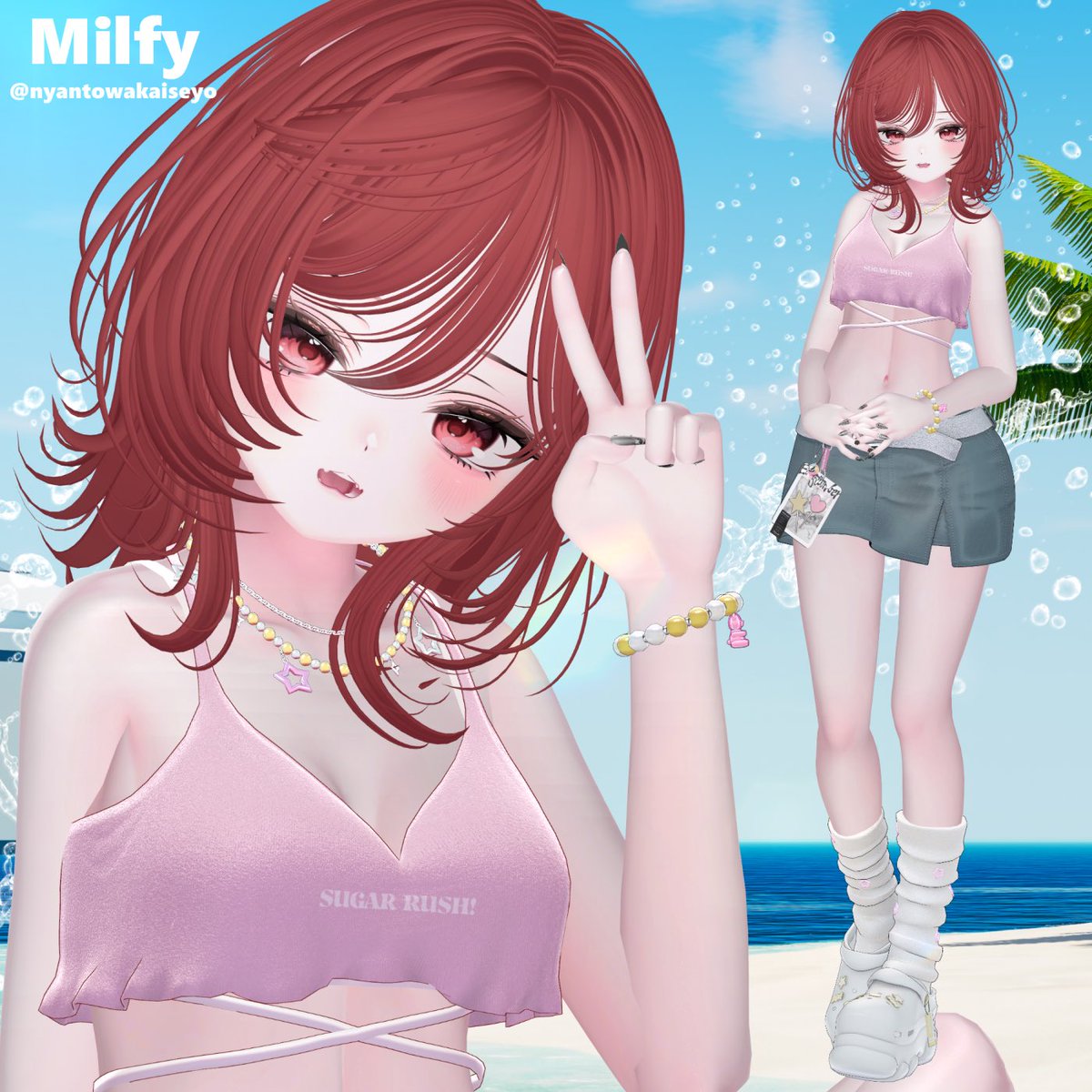 nyantowakaiseyo's tweet photo. #EverSlumber 様の新作3D衣装のお写真お手伝いさせていただきました✨️

夏らしい涼しげなキャミソールトップスとタイトスカートがかわいい🩵

セール期間は8/28~9/1です！

気になる方はぜひショップのフォロー＆スキ♡をお願いします！

🔗 https://t.co/bhvDd2uh3m

#PR https://t.co/gOql3Ue1tm