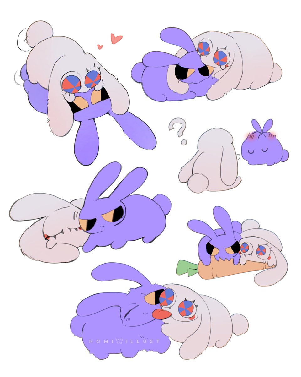 nomi_illust's tweet photo. Funnybunnies https://t.co/CCP4aIniMk