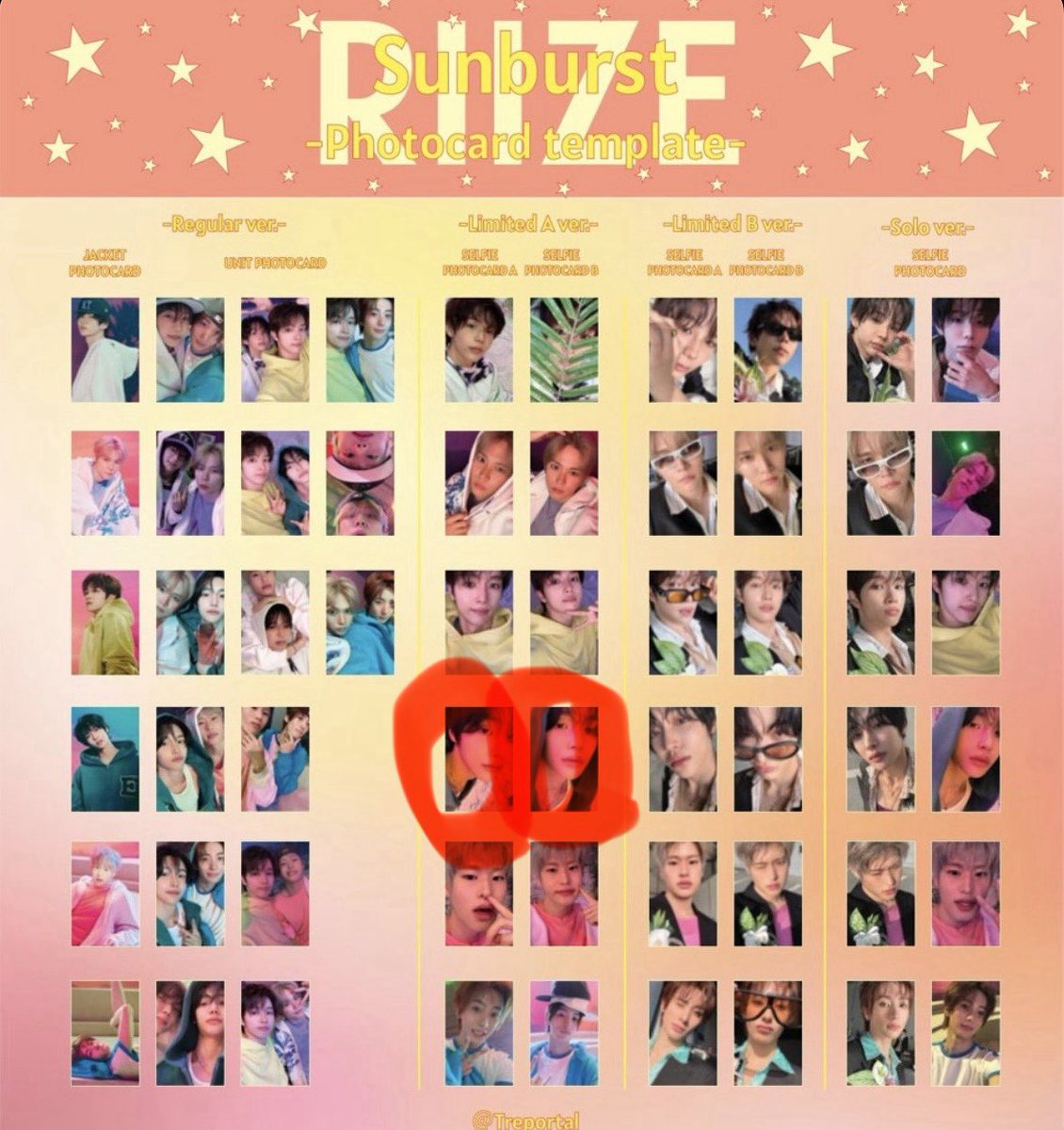 Ohirune_sti's tweet photo. RIIZE Sunburst 初回限定盤 A B 通常盤 トレカ 交換

【求】
画像2枚目 ウォンビン

【譲】
画像1枚目 ソヒ アントン ソンチャン

郵送希望です📮
お気軽にお声掛けください！ https://t.co/y6HtTYdfRl