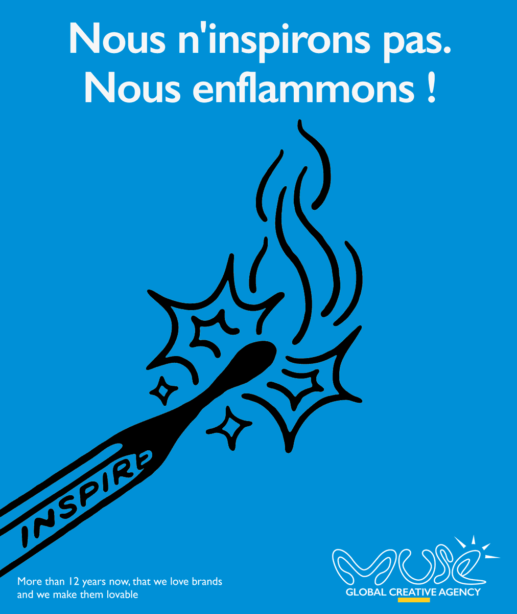 MuseAgence's tweet photo. 12 ans de #Rebelution et on continue à brûler les codes.🏴☠️
#AgenceMuse #Gloalcreativeagency #Wearemuse #Agence360 #AgenceCom #ConseilEnCommunication #Créavolution https://t.co/H7c6QvXb36
