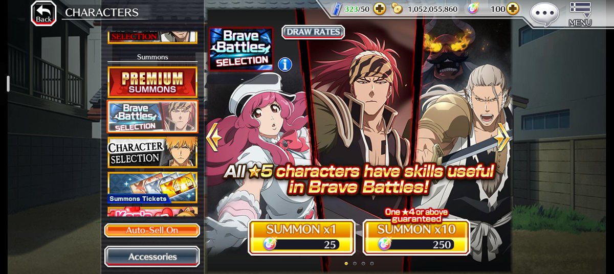 FileDamaged's tweet photo. @bleachbrs_en For the people who don't understand what's not getting the Step Up format, it's what you see here, that NEVER HAD THE STEP UP FORMAT TO BEGIN WITH!!!

The SELECTION banners are being replaced with the new GLORY banners. The LIMITED banners will still use the Step Up format. https://t.co/s2MUvo7i0Q