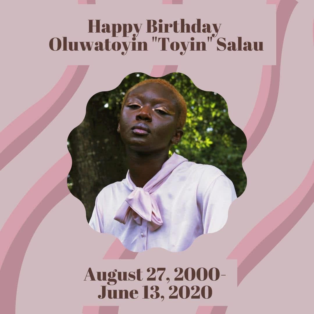 safecampdore's tweet photo. Toyin deserved to be here. She deserves to celebrate with loved ones. She deserved to flourish and grow. She deserved to grow as an activist and heal in peace from her trauma. Her story deserved to be told. 

Her life mattered https://t.co/gcJUovjiSc