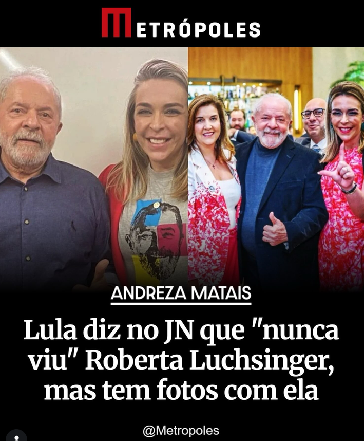 silvionavarro's tweet photo. "Nunca vi e nem sei quem é essa mulher”.
(Lula, sobre a lobista, no JN). https://t.co/5e2NNs3A9t