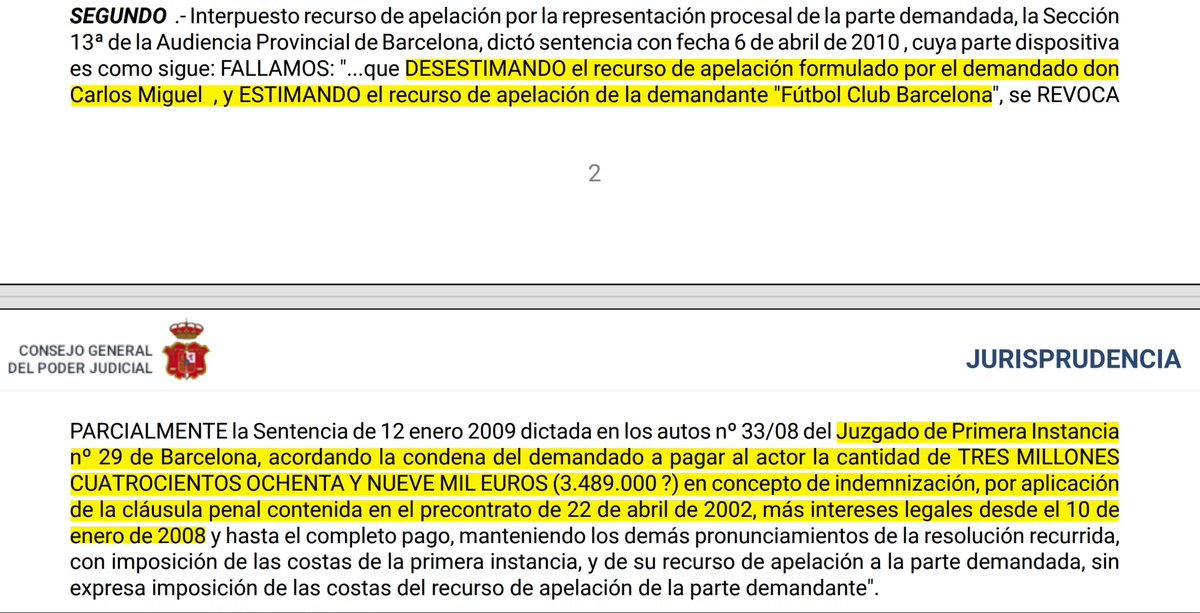 365temprano's tweet photo. @Mombli82 ¿Abuso real en España? 

El BARÇA reclamando 3 millones a un NIÑO de 13 años que quiso irse. La Audiencia condenó al niño a pagarlos. Lo salvó el Supremo (STS 26/2013), por ser MENOR.  

Tuvo que pasarlo muy mal este niño, todo por querer jugar en otro equipo. @Mombli82 https://t.co/FQNTXBLTdm