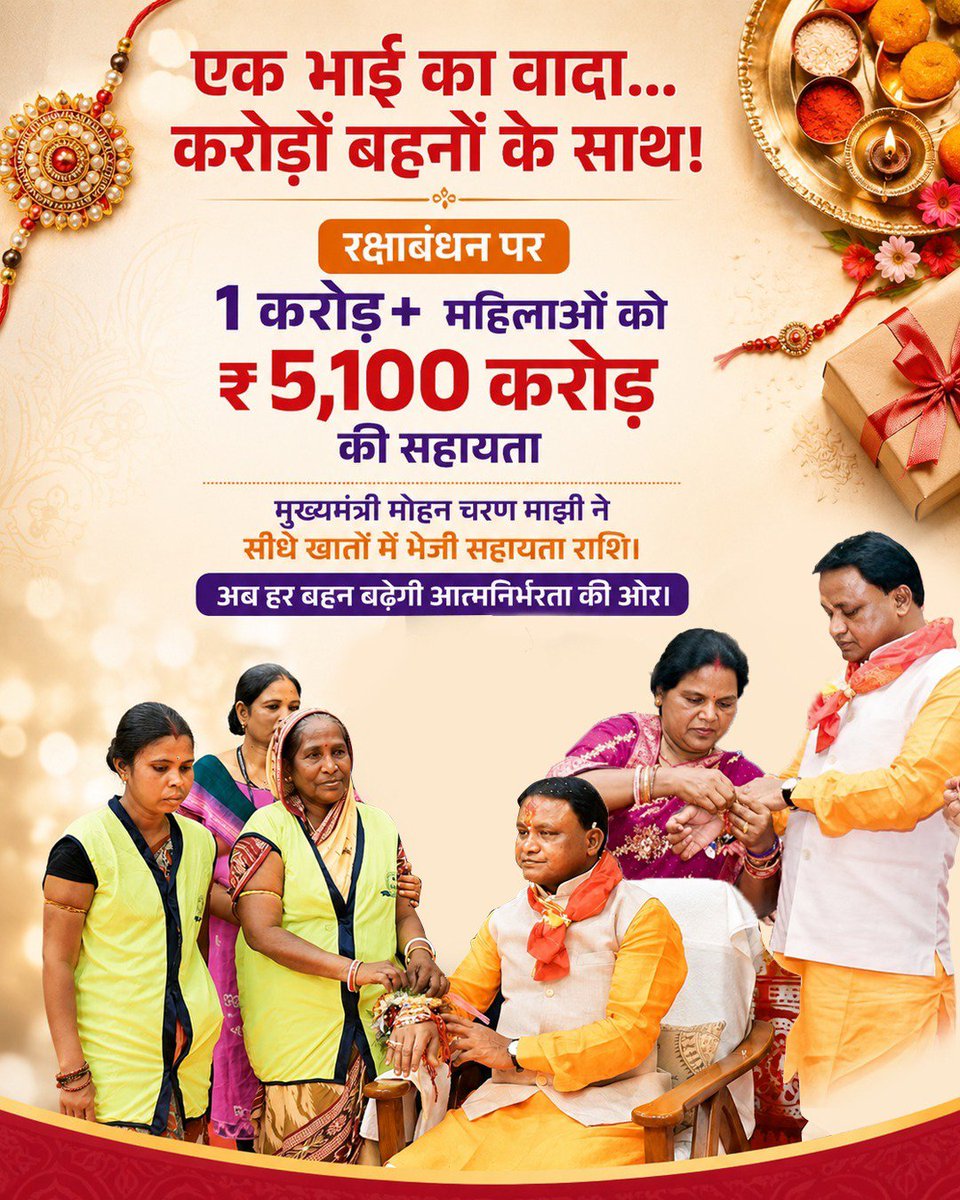 Rahul32849029's tweet photo. Eligibility, beneficiary coverage, payment mechanisms and implementation procedures are also important parts of the overall scheme.#RakhiWithSubhadraYojana

https://t.co/R2pMqTT9E5