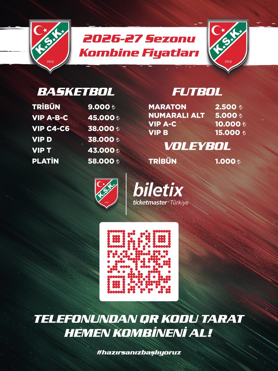 YigitTusder's tweet photo. BÜYÜK KARŞIYAKA TARAFTARINA!

Birlikte yazdığımız tarihin yeni bir sayfasını açıyoruz. 

Tribünlerde yaktığımız o meşale, bu sezon tüm şehri aydınlatacak!

Futbol, basketbol ve voleybol ‘da gösterdiğiniz muazzam ilgiyle kombine satışlarımız harika gidiyor. 

Ancak Karşıyakalılık bize her zaman daha fazlasını, en iyisini hedeflemeyi öğretir. 

Bu sayı bize yetmez! 

Karşıyaka’nın sesini daha gür duyurmak, armayı hak ettiği en yüce noktaya taşımak ve salonlar ile stadımızı rakiplere cehenneme çevirmek için şimdi daha da kenetlenme zamanı.

Yeşil Kırmızı ruhunu sokaklara taşımak için dev bir adım atıyoruz: Karşıyaka Spor Kulübü Pazarlama Birimimiz ve Gönüllü Ekibimiz sahaya iniyor!

Yeşil-kırmızı sevdalılarından oluşan ekiplerimiz; Karşıyaka’nın her bir sokağından tüm Kuzey İzmir’e kadar karış karış sahada olacak. Esnaflarımızı, dükkanlarımızı ziyaret edecek; kafe ve restoranlarda oturan renktaşlarımızla kucaklaşacak. 

Karşıyaka Çarşı ve Bostanlı’da kuracağımız Mobil Biletix satış noktalarımız ve destek ekiplerimizle kombinesini henüz almamış tek bir taraftar bile bırakmayacağız!

Sevgili Karşıyakalılar, Yeşil-Kırmızıya Gönül Verenler;
Ekiplerimiz dükkanınıza, masanıza, sokağınıza geldiğinde onları sadece birer kulüp görevlisi olarak değil, Karşıyaka sancağının birer elçisi olarak karşılayın. 

Bu mücadele sadece sahada 11 kişiyle, parkede 5 kişiyle verilmiyor; bu mücadele Sokak Sokak, Semt Semt büyüyor!

O kombineyi almak, bu armanın arkasında çelikten bir irade gibi durmaktır.

Şimdi sıra sende! 

Ekiplerimize kapını aç, kombineni al, bu Armanın parçası ol.

ÇÜNKÜ BAŞKA KARŞIYAKA YOK!