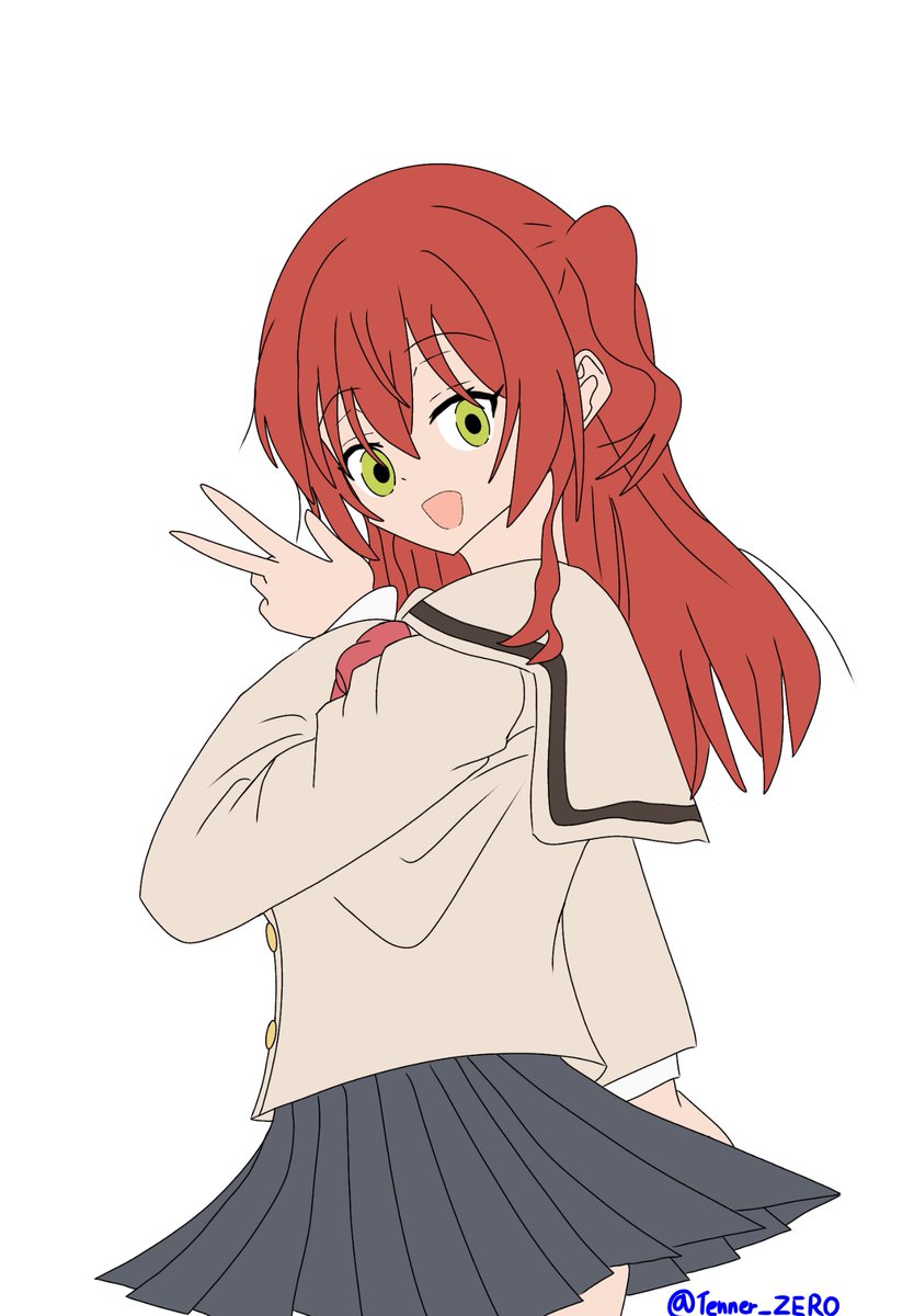 Tenner_ZERO's tweet photo. 🟥喜多メイキング　その2🎨

VRoidのガイドをもとにアイビスで線画を整え、アニメな感じを意識しました‼️前回のオリキャラから成長の感じられるイラストになりました😆
そのうちタイムプラスも投稿するので、よかったら見てください✨
#ぼっち・ざ・ろっく #イラスト #メイキング #アイビス https://t.co/QsovKhPv77