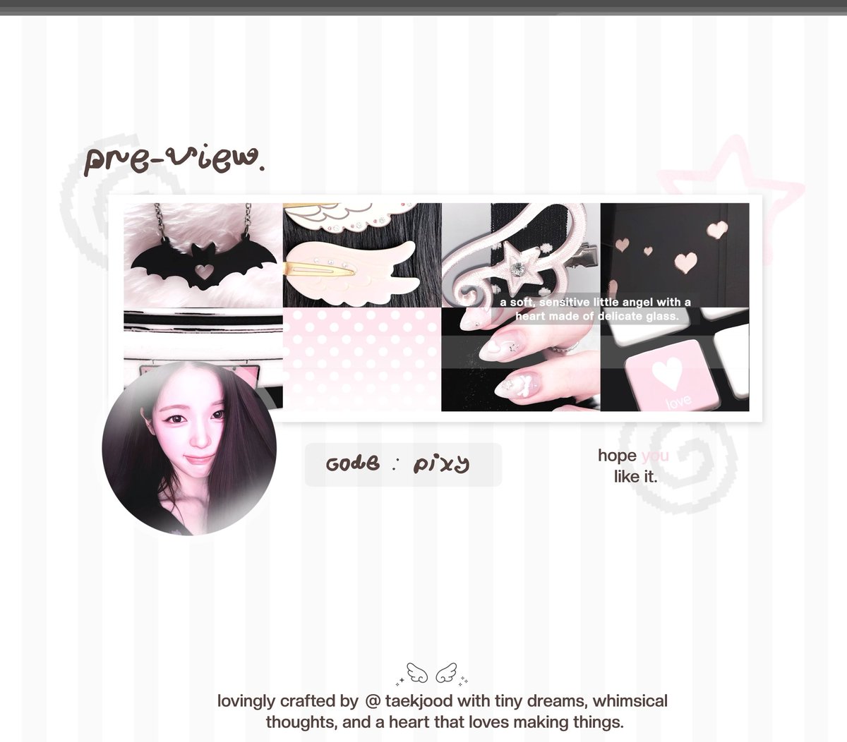 taekjood's tweet photo. bantu repost ia timaacii. <3

hi aku masih ada layout ready stock juhoon &amp; yuha ini pricenya tertera di ALT ya bisa langsung take dm aku atau chat ke tele ada di bio aku yaa. 🍥
#bealanja https://t.co/j7MVFT7s0d